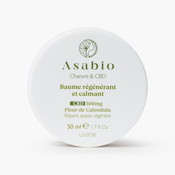 Baume Régénérant et Relaxant Bio au CBD, Chanvre et Calendula | Soin Apaisant et Musculaire - 45 ml