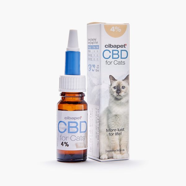 Cibdol- Huile de CBD 4% pour Chiens et Chats | Bien-être Naturel des Animaux 10ml